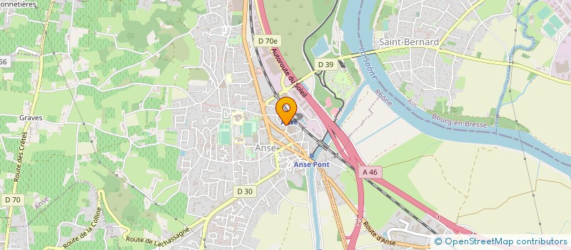 localisation de l'entreprise MONSIEUR ERIC VARIN  ANSE