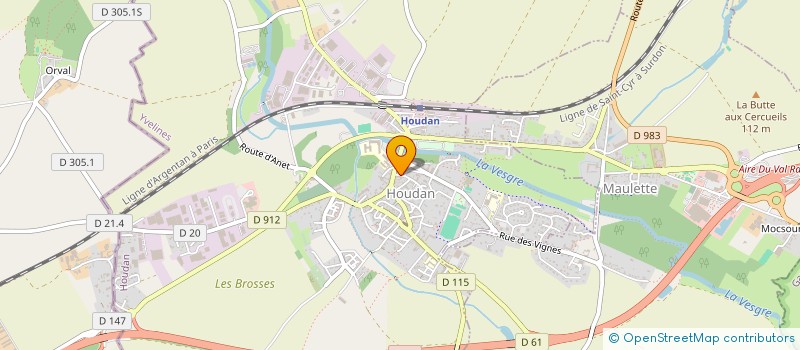 localisation de l'entreprise MONSIEUR ERIC VASSALLO  HOUDAN