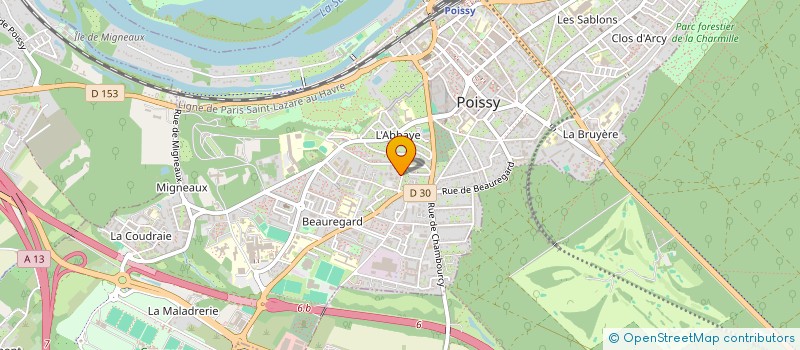 localisation de l'entreprise MONSIEUR ERIC VASSELLE  POISSY