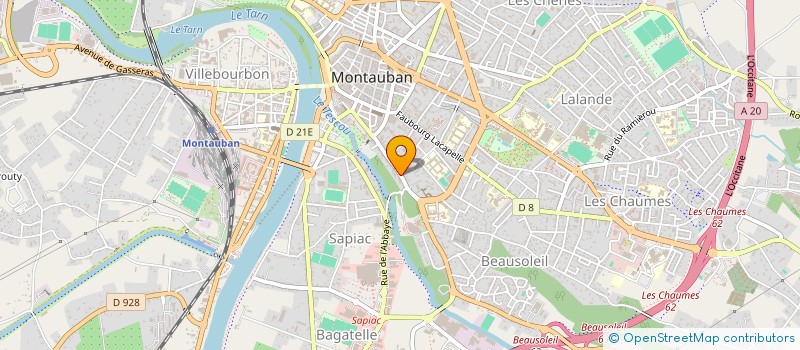localisation de l'entreprise MONSIEUR ERIC VASSEUR à MONTAUBAN