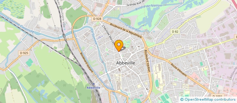 localisation de l'entreprise MONSIEUR ERIC VASSEUR à ABBEVILLE
