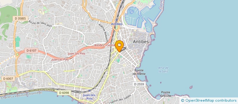 localisation de l'entreprise MONSIEUR ERIC VAUTOR à ANTIBES