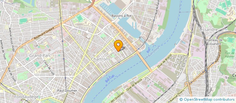 localisation de l'entreprise MONSIEUR ERIC VEDRENNE  BORDEAUX