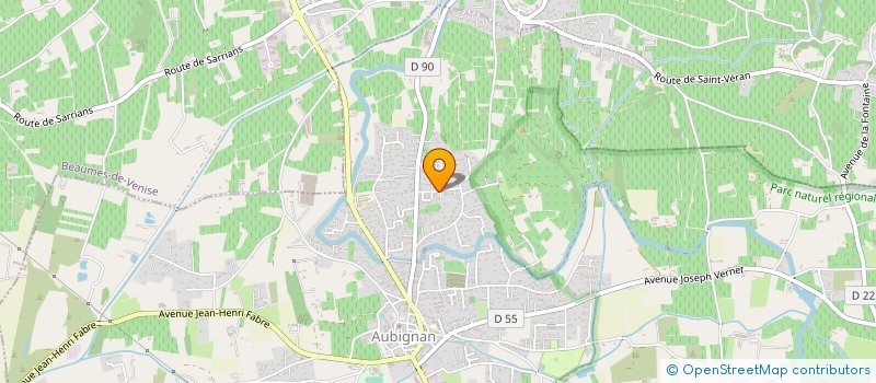 localisation de l'entreprise MONSIEUR ERIC VENDRAN  AUBIGNAN