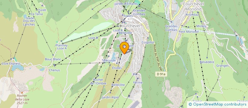 localisation de l'entreprise MONSIEUR ERIC VERBEECK à COURCHEVEL