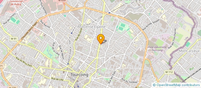localisation de l'entreprise MONSIEUR ERIC VERBRUGGE à TOURCOING