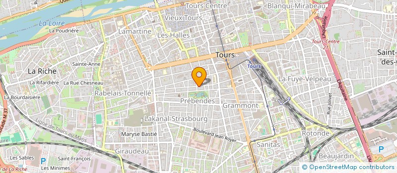 localisation de l'entreprise MONSIEUR ERIC VERCELOT  TOURS