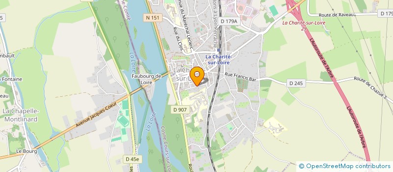 localisation de l'entreprise MONSIEUR ERIC VERCUCQUE à LA CHARITE-SUR-LOIRE