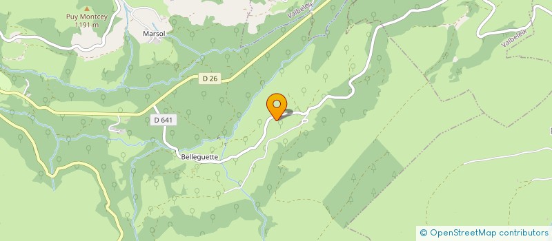 localisation de l'entreprise MONSIEUR ERIC VERDIER  COMPAINS