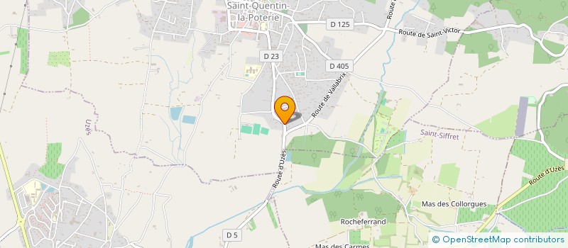localisation de l'entreprise MONSIEUR ERIC VERDIER  SAINT-QUENTIN-LA-POTERIE