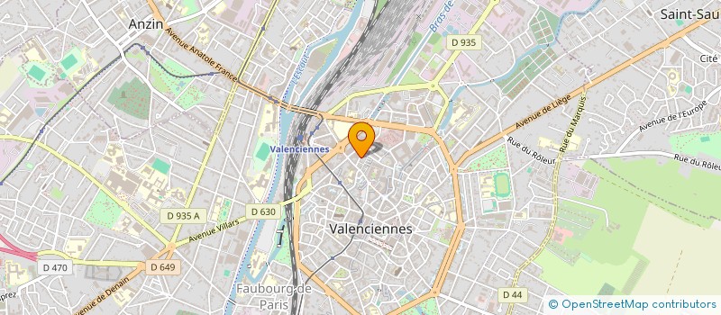 localisation de l'entreprise MONSIEUR ERIC VERET à VALENCIENNES