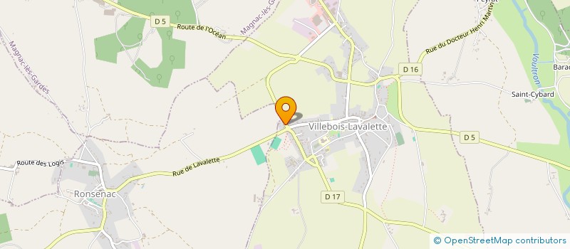 localisation de l'entreprise MONSIEUR ERIC VERGNE à VAUX-LAVALETTE