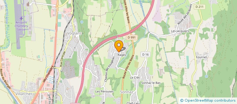 localisation de l'entreprise MONSIEUR ERIC VERHAMME  SONNAZ