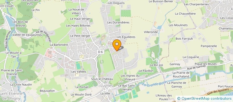 localisation de l'entreprise MONSIEUR ERIC VERHILLE  LUYNES