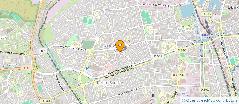 localisation de l'entreprise MONSIEUR ERIC VERHOEVEN à DUNKERQUE