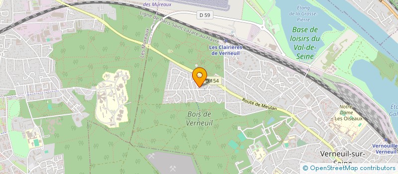 localisation de l'entreprise MONSIEUR ERIC VERMEIL  VERNEUIL-SUR-SEINE