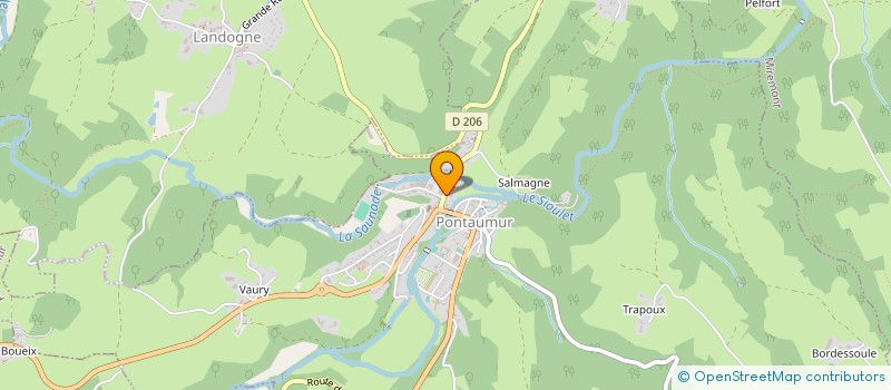 localisation de l'entreprise MONSIEUR ERIC VERNET  PONTAUMUR