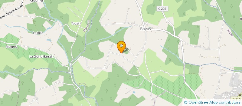 localisation de l'entreprise MONSIEUR ERIC VERNET à BAYAS