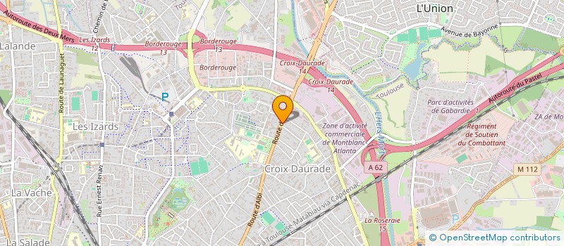 localisation de l'entreprise MONSIEUR ERIC VERNIER  TOULOUSE