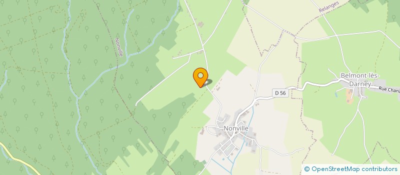 localisation de l'entreprise MONSIEUR ERIC VERNIER  NONVILLE