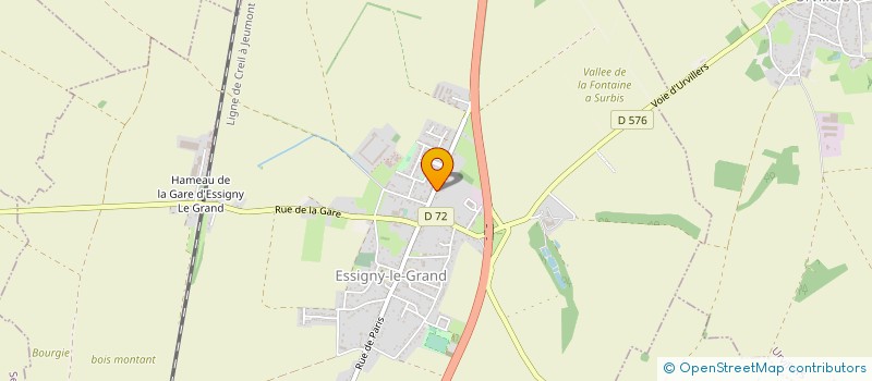 localisation de l'entreprise MONSIEUR ERIC VERSTRAETEN à ESSIGNY-LE-GRAND