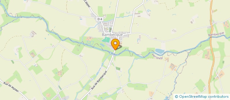localisation de l'entreprise MONSIEUR ERIC VERVAECKE  BAMBECQUE