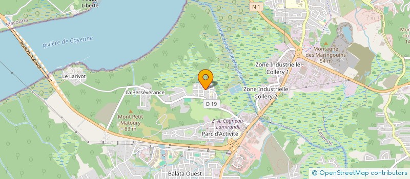 localisation de l'entreprise MONSIEUR ERIC VESANES  MATOURY