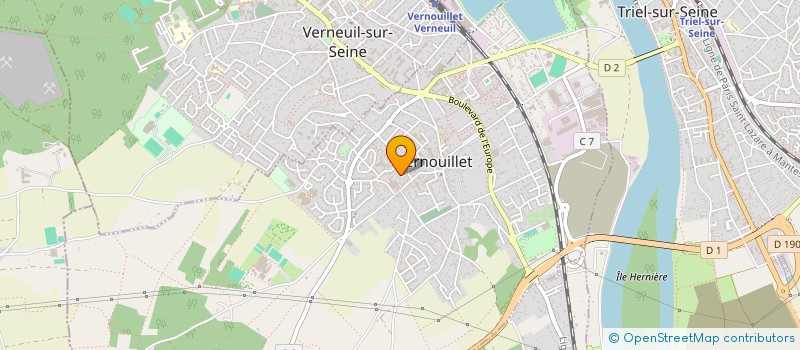 localisation de l'entreprise MONSIEUR ERIC VESSON  VERNOUILLET