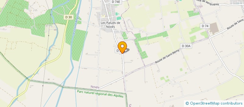 localisation de l'entreprise MONSIEUR ERIC VEYRIER  NOVES