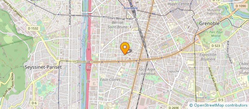 localisation de l'entreprise MONSIEUR ERIC VEYROND à GRENOBLE