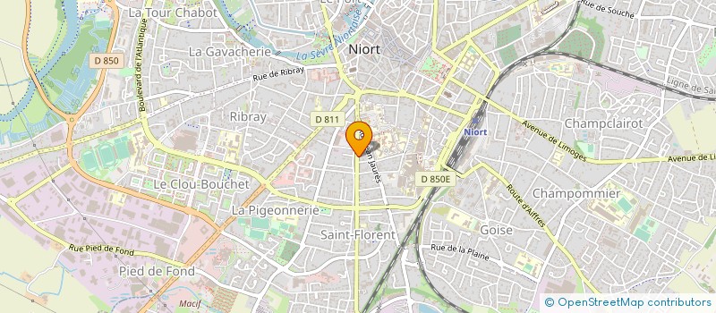 localisation de l'entreprise MONSIEUR ERIC VEZIN  NIORT