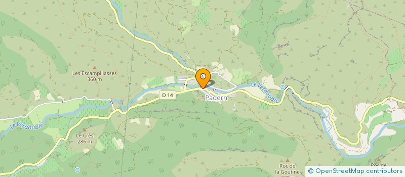 localisation de l'entreprise MONSIEUR ERIC VIALA  PADERN