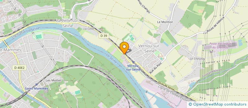 localisation de l'entreprise MONSIEUR ERIC VIDAL  VERNOU-LA-CELLE-SUR-SEINE