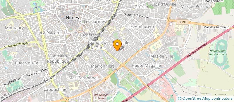 localisation de l'entreprise MONSIEUR ERIC VIDAL  NIMES