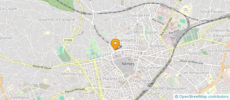 localisation de l'entreprise MONSIEUR ERIC VIDIN  NIMES