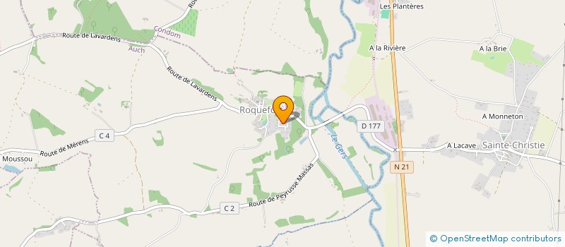 localisation de l'entreprise MONSIEUR ERIC VIDOU  ROQUEFORT