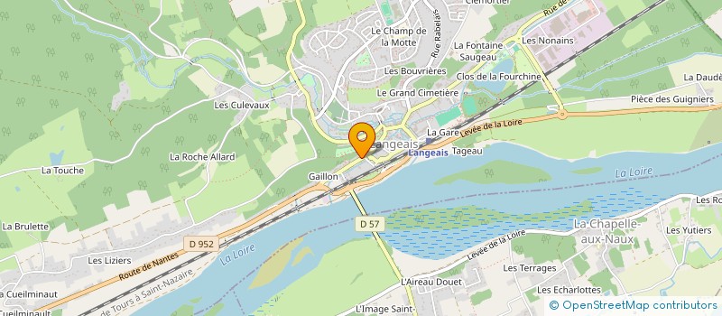 localisation de l'entreprise MONSIEUR ERIC VIEMONT à LANGEAIS