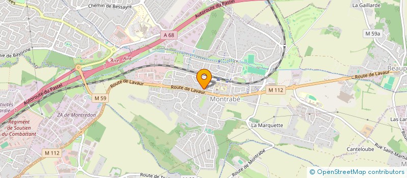 localisation de l'entreprise MONSIEUR ERIC VIEUCHANGE  GAILLAC