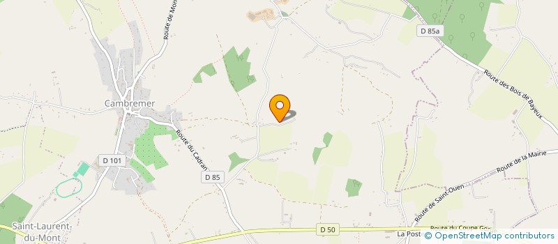 localisation de l'entreprise MONSIEUR ERIC VIGAN  CAMBREMER