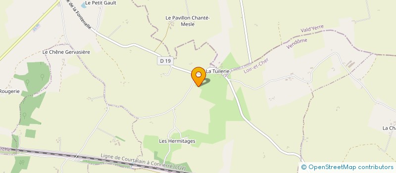 localisation de l'entreprise MONSIEUR ERIC VIGNEUL  LE GAULT-DU-PERCHE