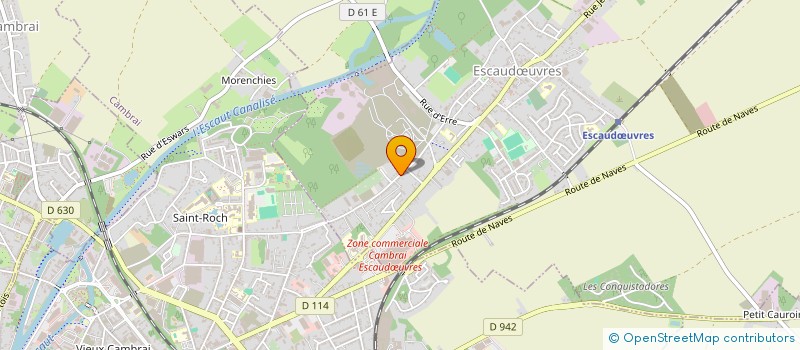 localisation de l'entreprise MONSIEUR ERIC VIGNOL  ESCAUDUVRES