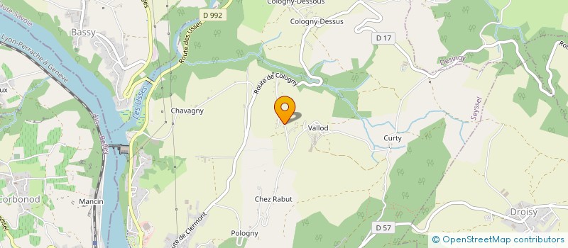 localisation de l'entreprise MONSIEUR ERIC VIGOUROUX  VILLAGES DU LAC DE PALADRU