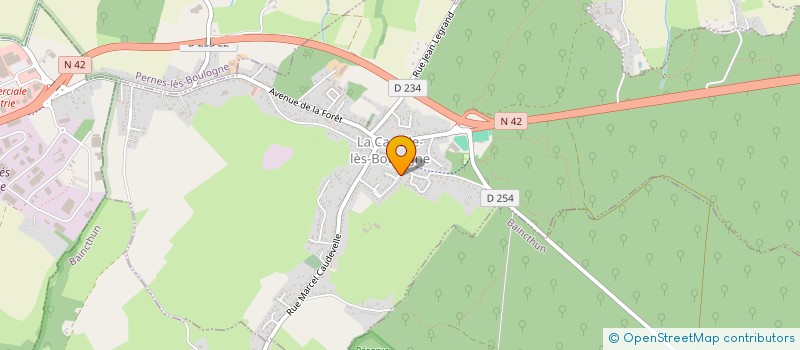 localisation de l'entreprise MONSIEUR ERIC VIGUIE  LA CAPELLE-LES-BOULOGNE