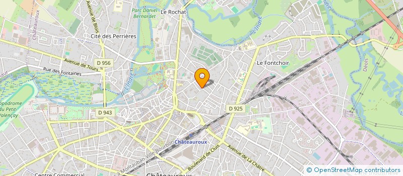 localisation de l'entreprise MONSIEUR ERIC VILAIN à CHATEAUROUX