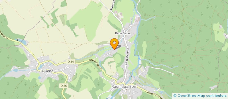 localisation de l'entreprise MONSIEUR ERIC VILMAIN à RAON-AUX-BOIS