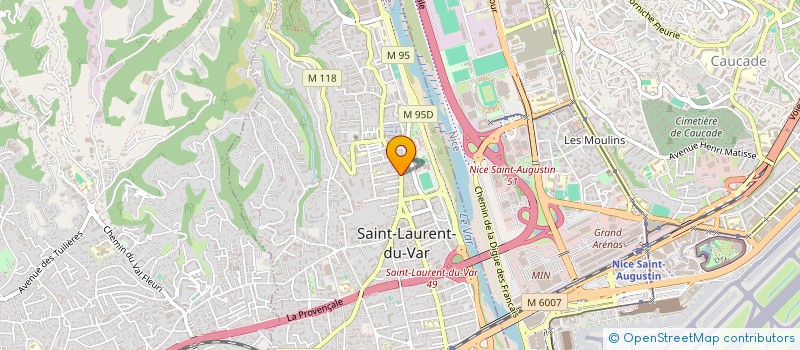 localisation de l'entreprise MONSIEUR ERIC VILMONT à SAINT-LAURENT-DU-VAR