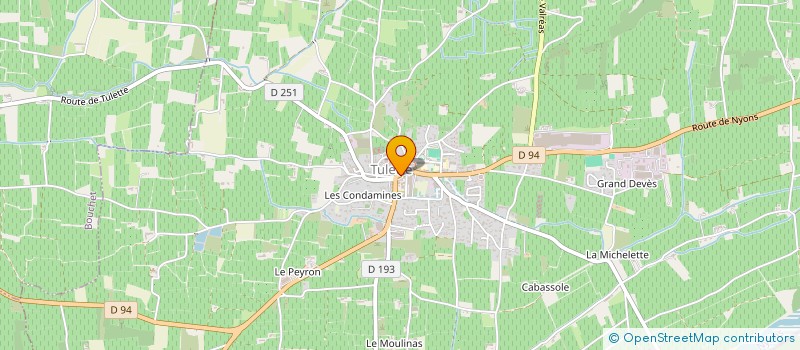 localisation de l'entreprise MONSIEUR ERIC VINCENT  TULETTE