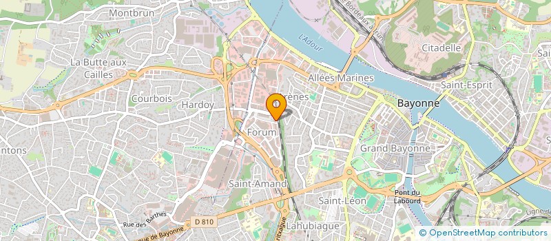 localisation de l'entreprise MONSIEUR ERIC VINCENT à BAYONNE