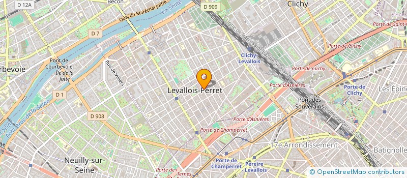 localisation de l'entreprise MONSIEUR ERIC VINCHENT à LEVALLOIS PERRET