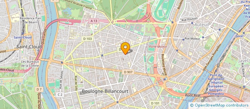 localisation de l'entreprise MONSIEUR ERIC VIOCHE à BOULOGNE-BILLANCOURT